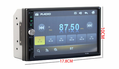 Auto radio universelle 2 DIN HD avec caméra de recule