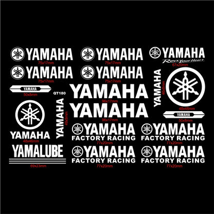 Autocollant Yamaha Original pour Moto : Logo Transparent