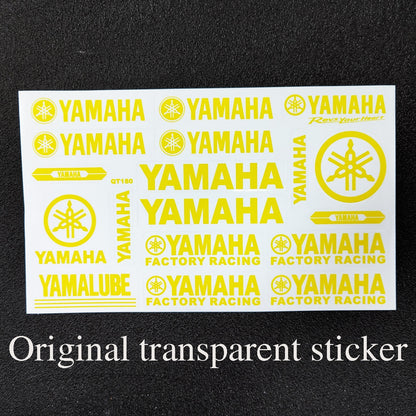 Autocollant Yamaha Original pour Moto : Logo Transparent