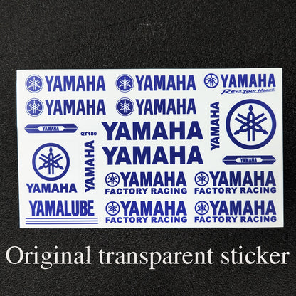 Autocollant Yamaha Original pour Moto : Logo Transparent