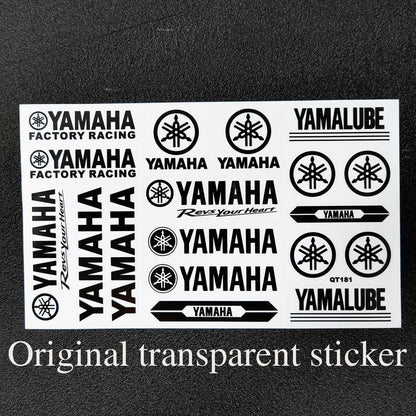 Autocollant Yamaha Original pour Moto : Logo Transparent