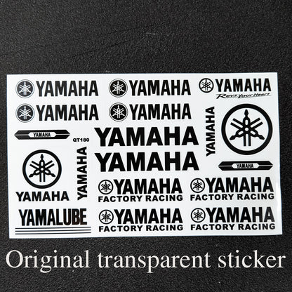 Autocollant Yamaha Original pour Moto : Logo Transparent